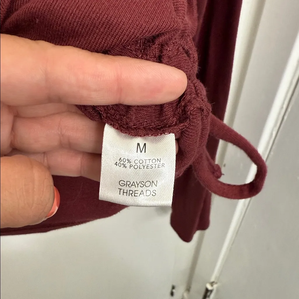 Grayson Threads Burgundy Star top, medium - Image 4