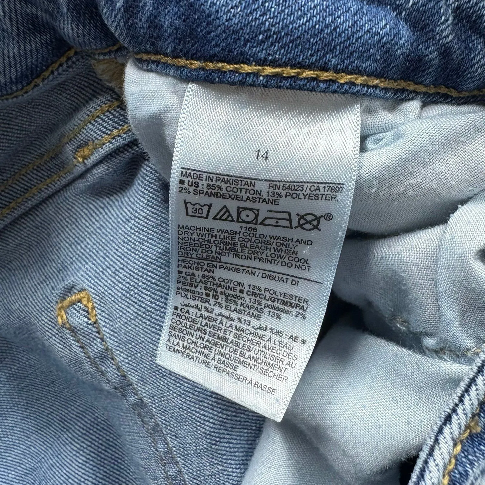 Old Navy High Rise O. G. Straight Leg Jeans‎ Size 14 - Image 7