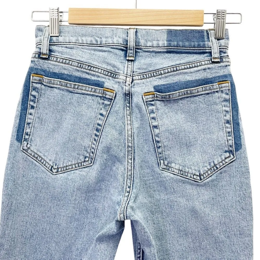 Abercrombie & Fitch Ultra High Rise Ankle Straight Jean Light Wash Size 24 | 00 - Image 9