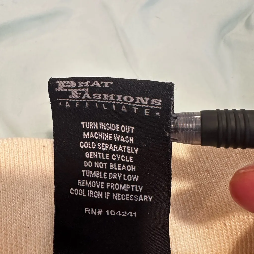 VTG Y2K Def Jam University ‘84 Women’s Sz: XL Cream Full Zip PufferJacket. - Image 12