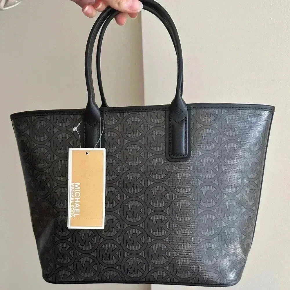 MICHAEL KORS Jodie Small Logo Jacquard Tote Bag Small Tote - Black MSRP $348 NWT - Image 11