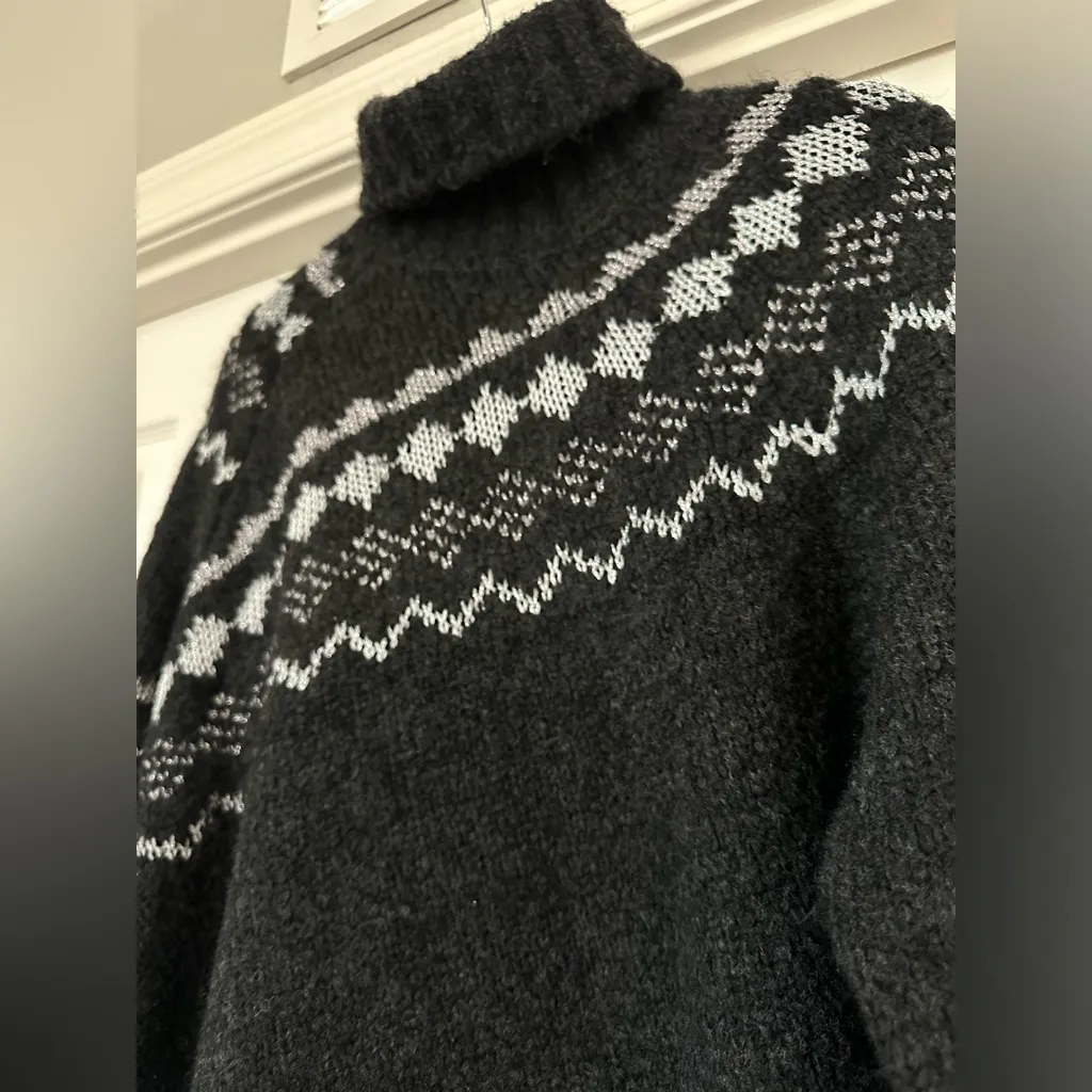 Derek Lam 10 Crosby grammer Diagonal Turtleneck Sweater size small - Image 5