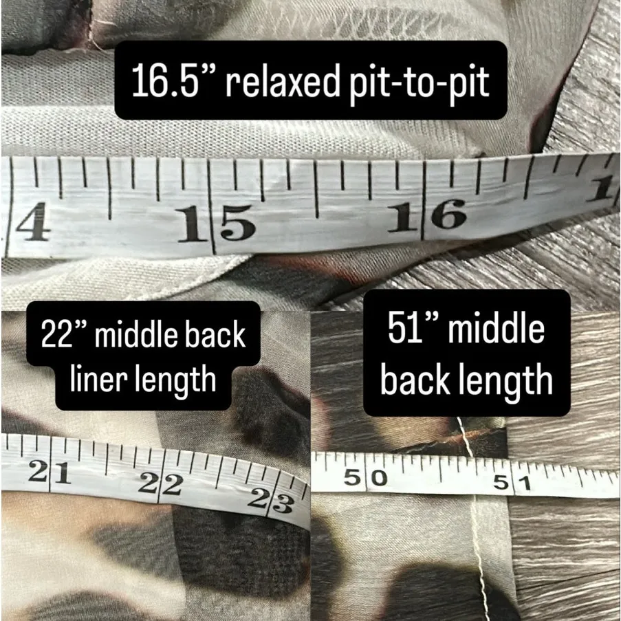 Young Fabulous & Broke YFB Gila Halter Maxi Dress Leopard Print Medium Coastal - Image 11