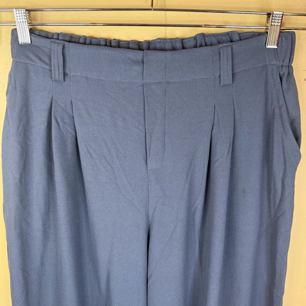 Halara Flex High Waisted Wide Leg XL Full Length Pants Blue Career Work Office - Image 3