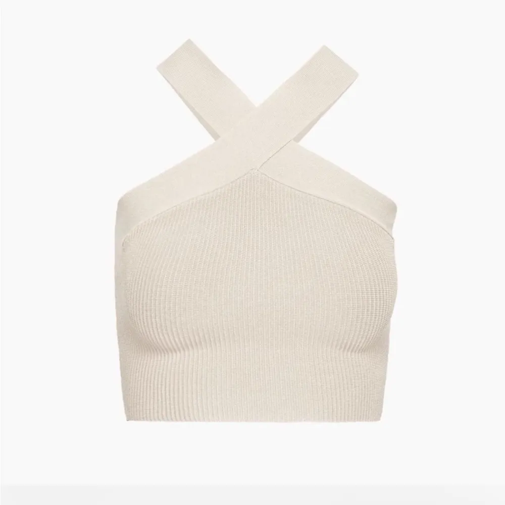 Criss Cross Sculpt Knit Aritzia Cropped Tank Top‎ Size XS - Image 9
