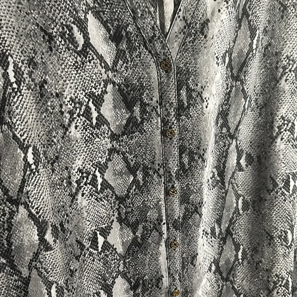 Jaclyn Smith‎ Reptile Snake Print Career Top | XXL - Image 2