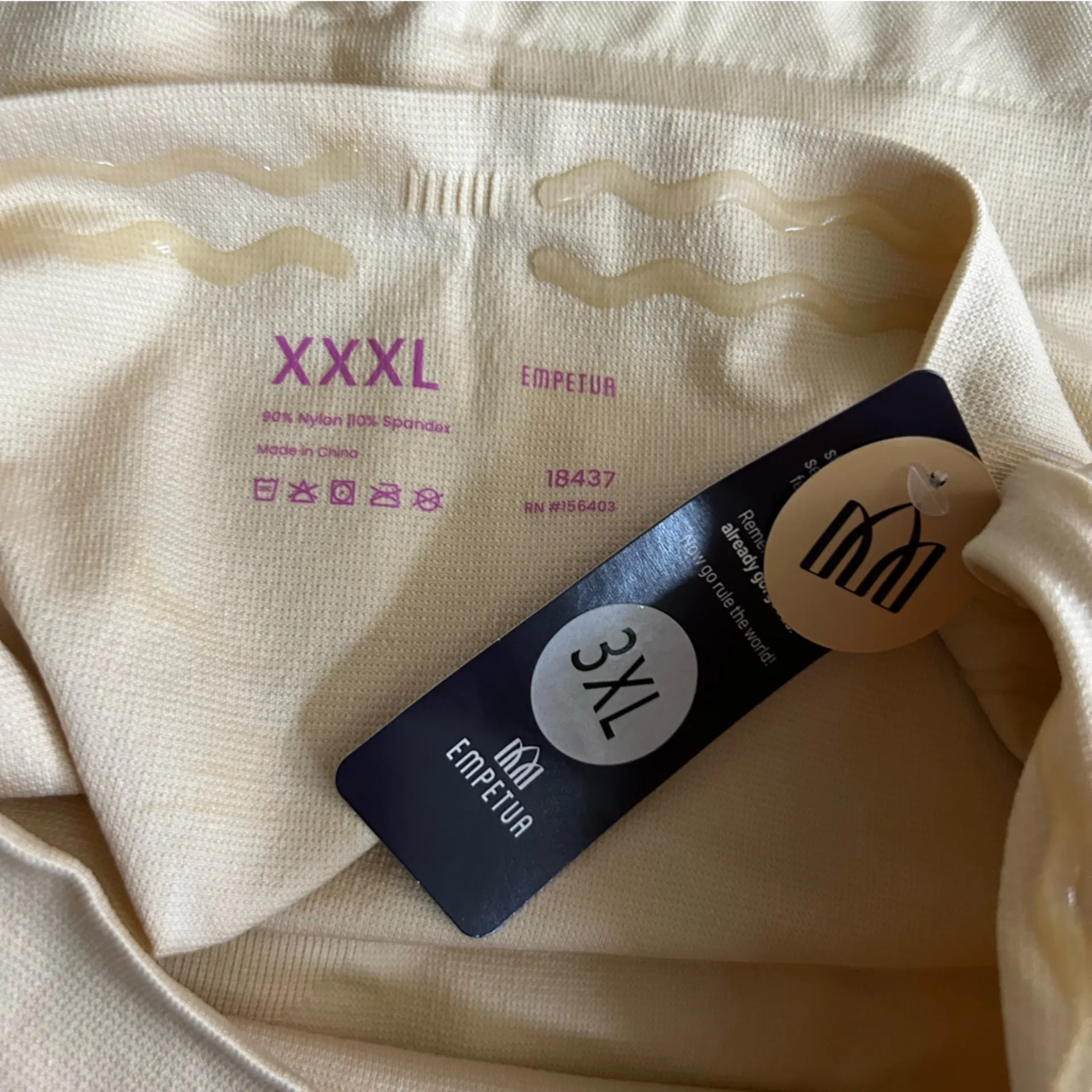 NWT Empetua Shapermint Nude All Day Every Day High Waisted Shaper Boyshort 3XL Tan Size 3X - Image 4