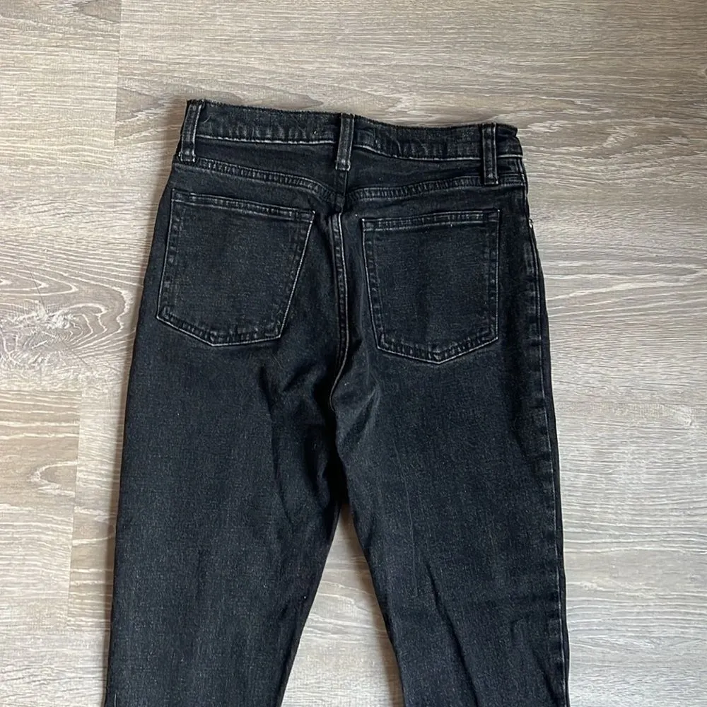 A&F High Rise Skinny Split Hem Jeans - Image 10