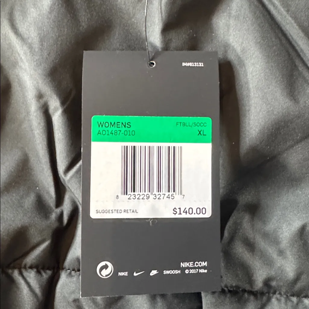 Nike Womens Sportswear Synthetic Fill Black Hooded Puffer Jacket Size XL NWT - Image 8