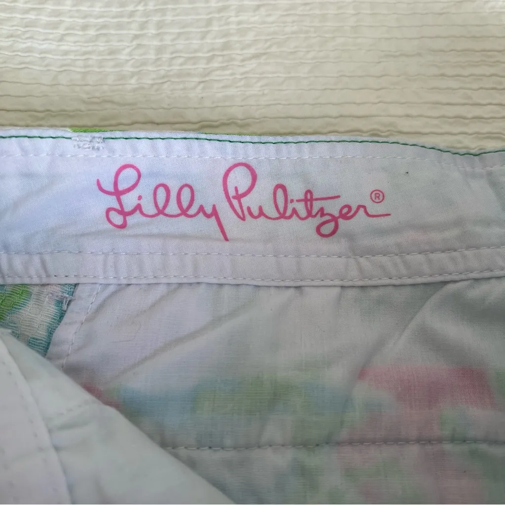 Lilly Pulitzer buttercup shorts pink A Delicacy scalloped 0 - Image 4
