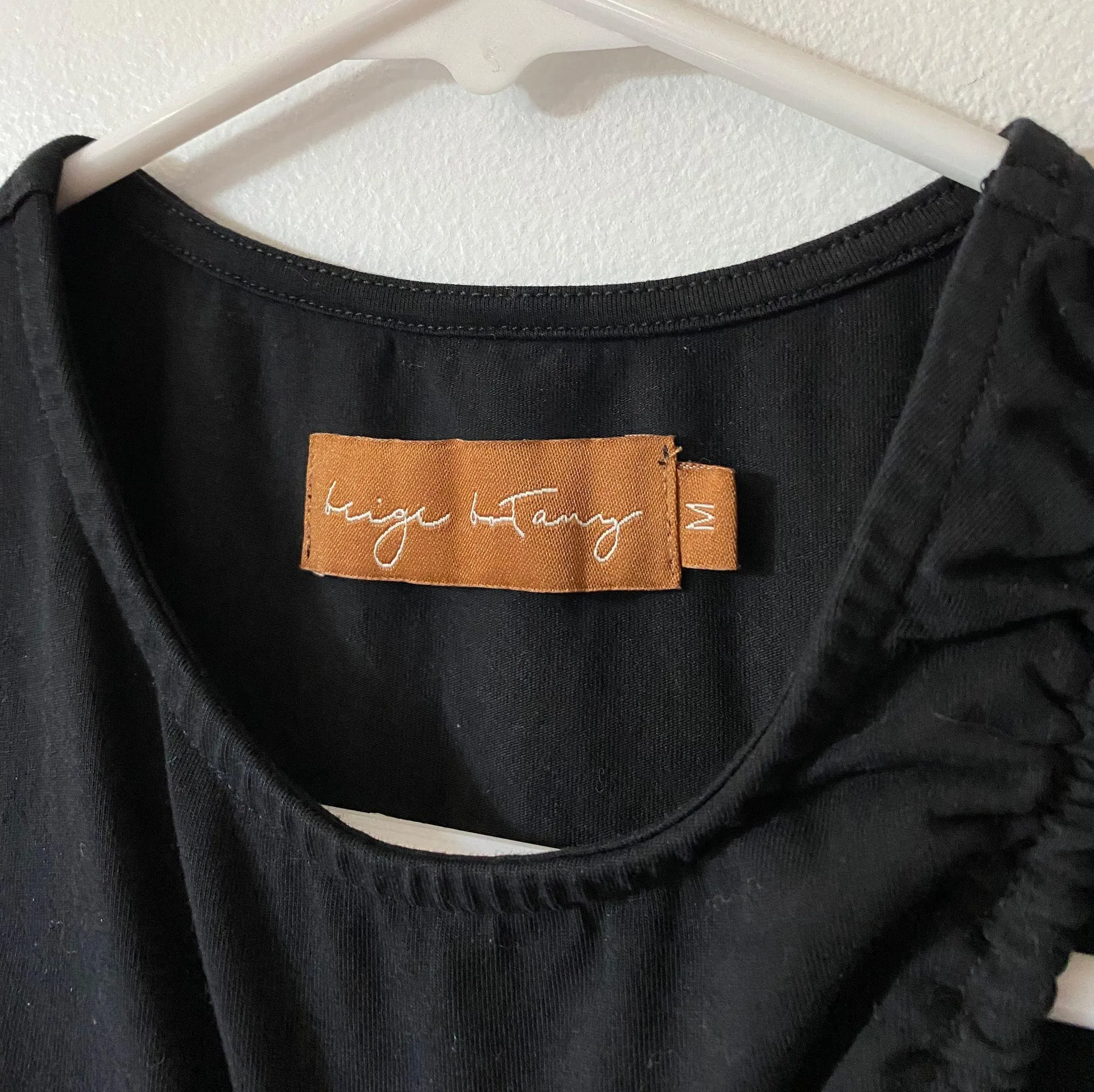 black cut out crop top tank Size M - Image 5