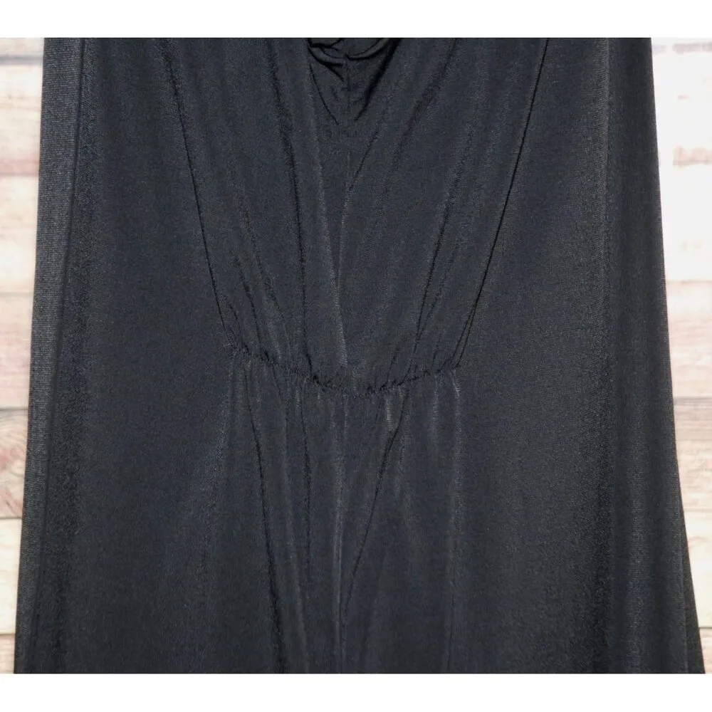 Susan Lawrence Ladies Black Open Front Cardigan With Faux Cami Size L 3/4 Sleeve - Image 4