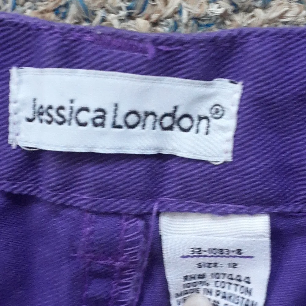Jessica London Purple Denim Skirt & Jacket Set SIZE 20/12 - Image 6