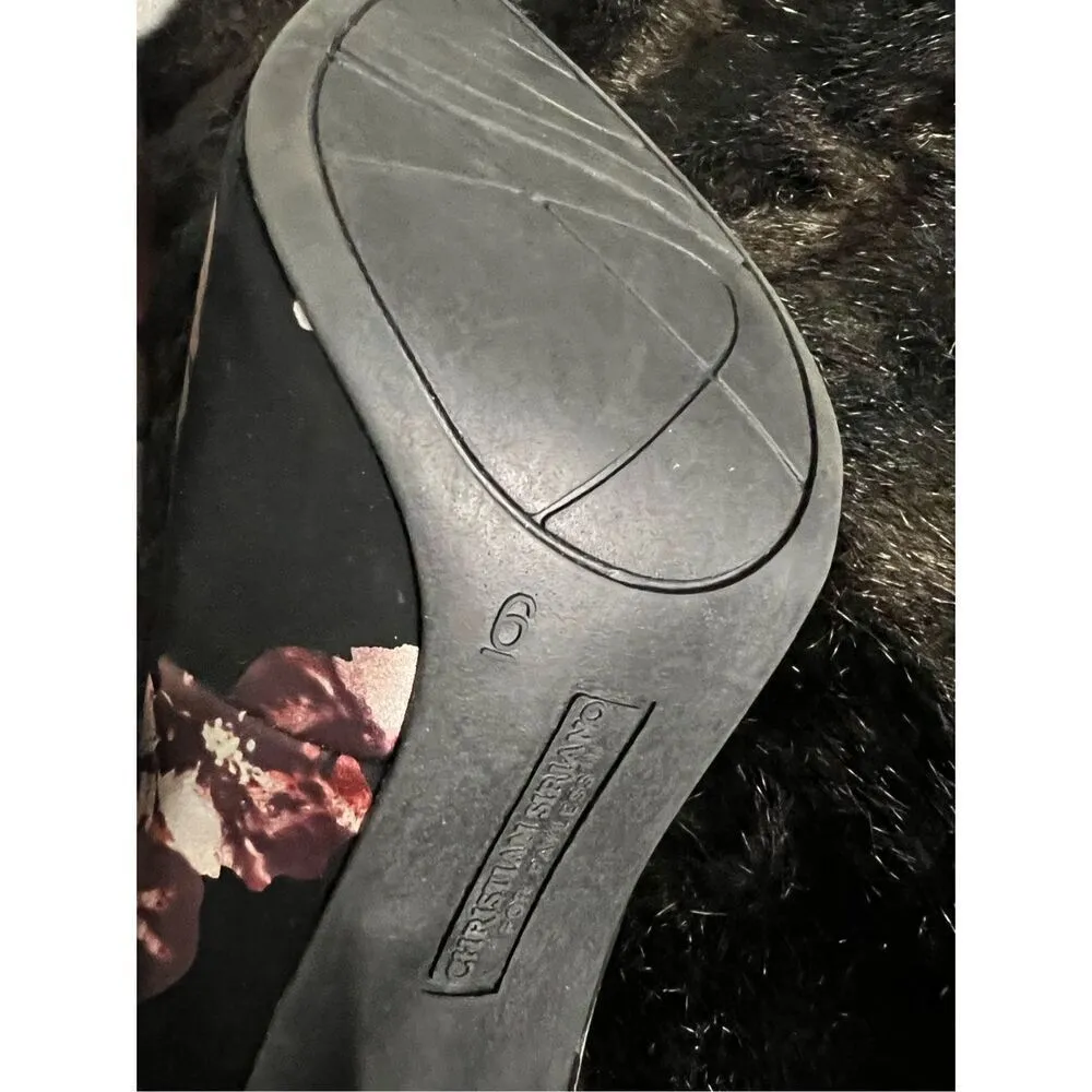Christian Siriano Floral Patterned Heels - Image 6