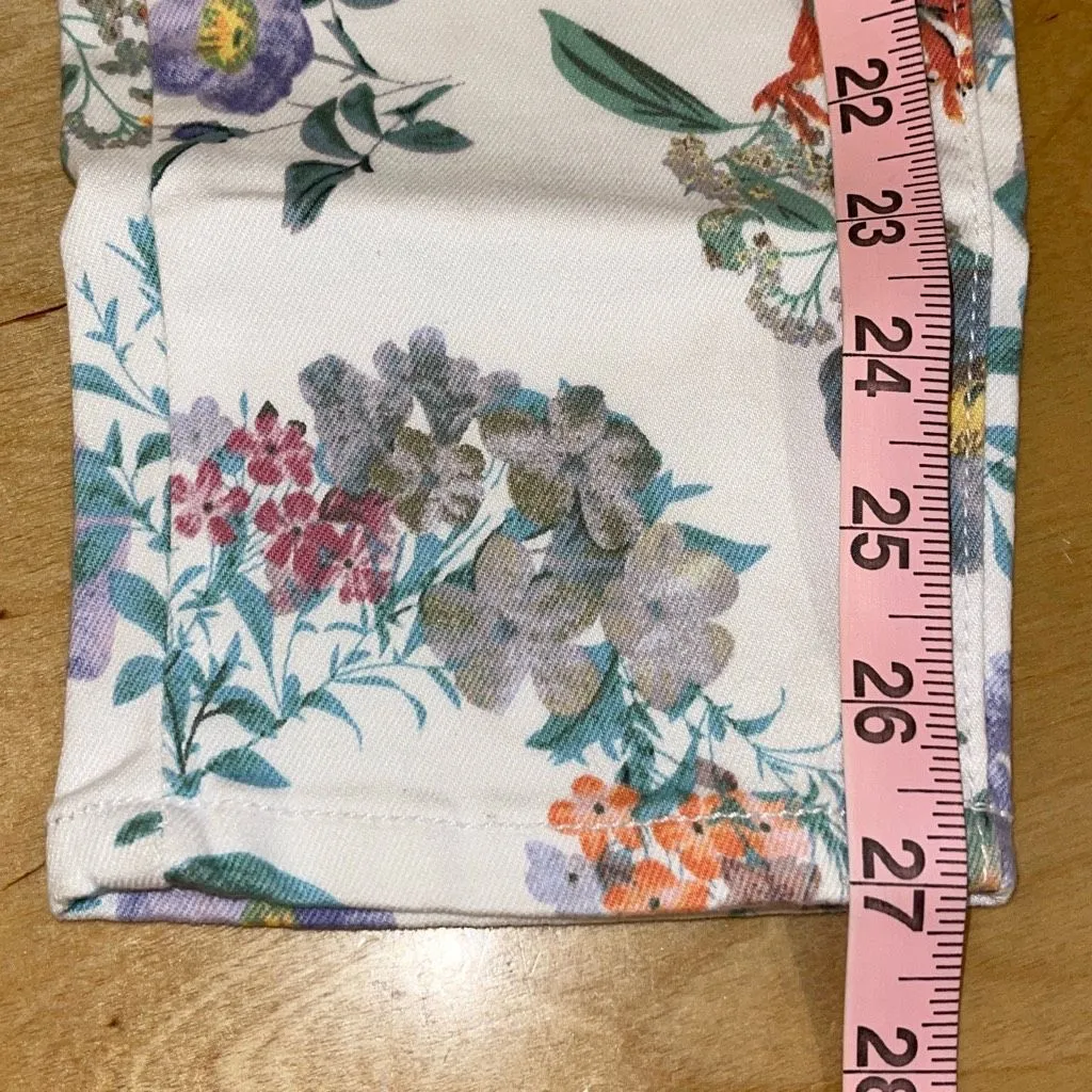 Buffalo Ladies High Rise Betty Botanical Skinny Ankle Jeans Multicolor Size 6/28 - Image 9