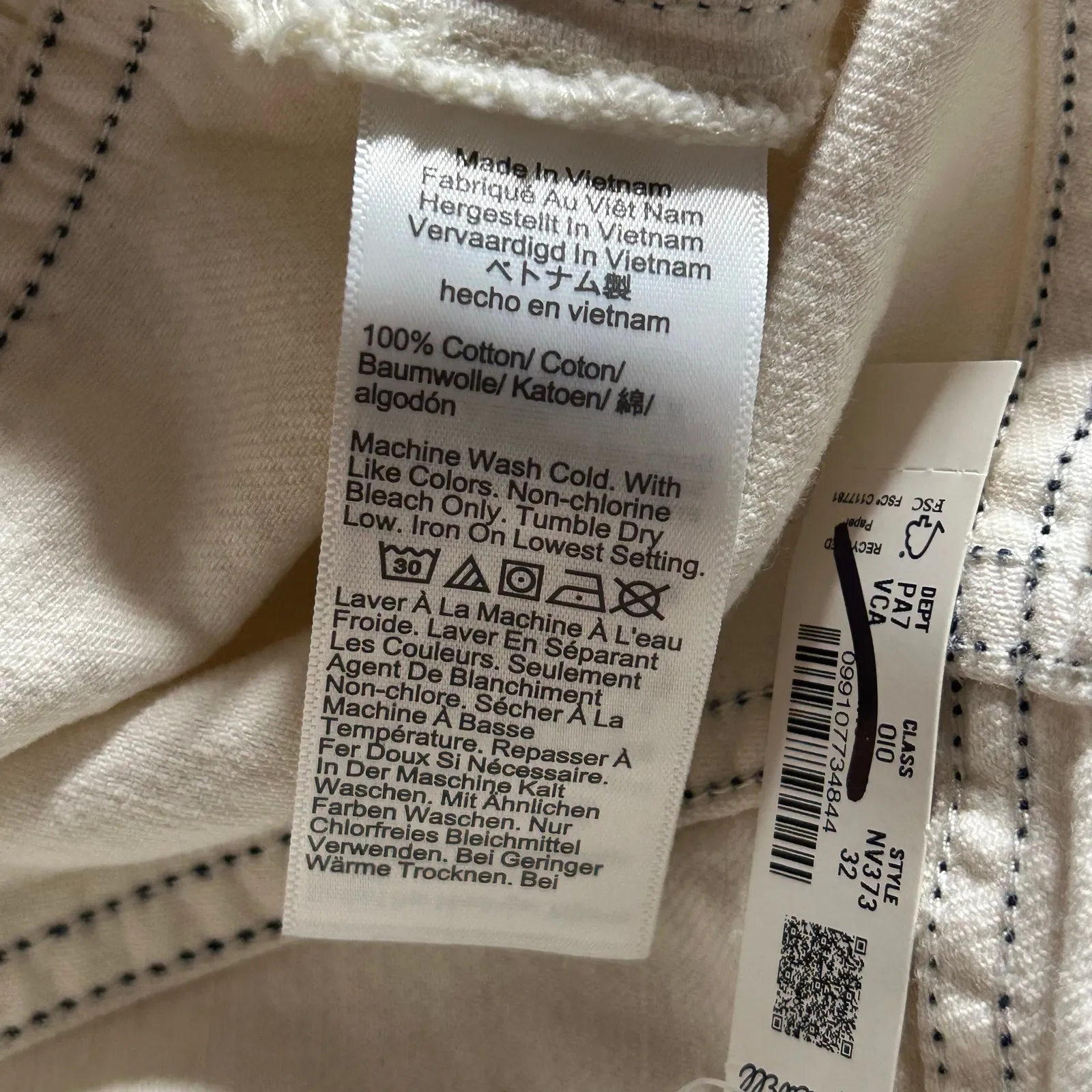 Madewell Women's Superwide Leg Utility Jeans Vintage Canvas Full Length 32 New - Image 10