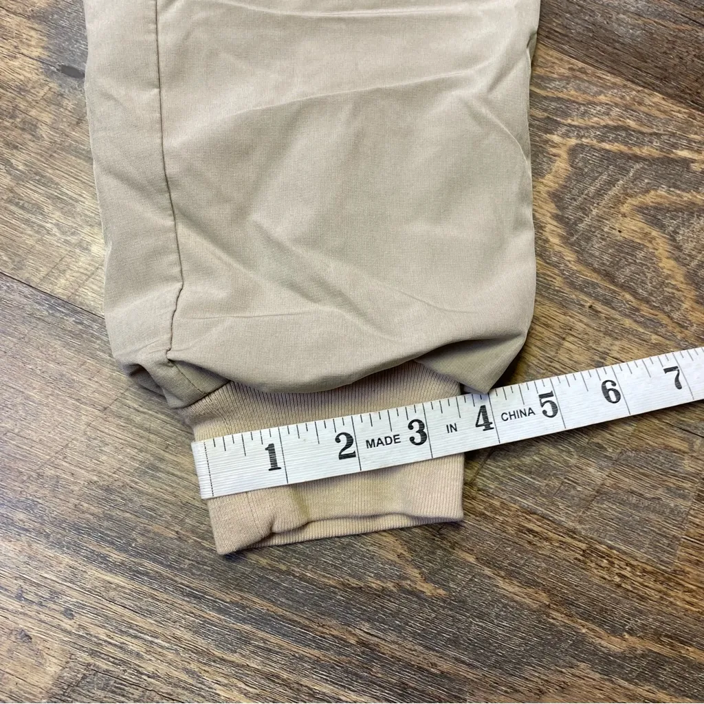 FIGS Zamora Fionlite Jogger Scrub Pants Women XS Light Oak Mesh Lined - Image 7