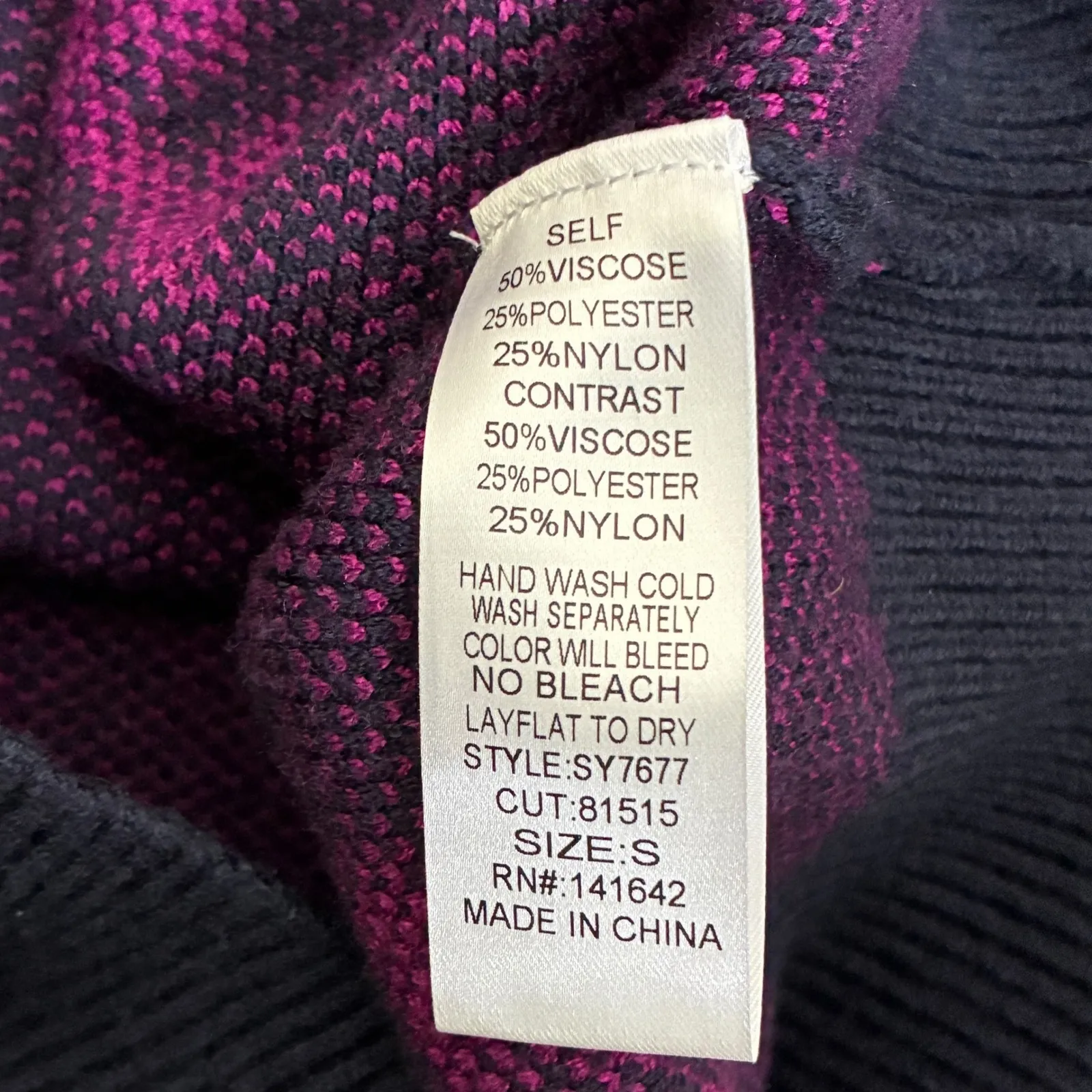 SHE + SKY Bow Knit Sweater Top Womens S Black Coquette Indie Y2K Short Sleeve - Image 6