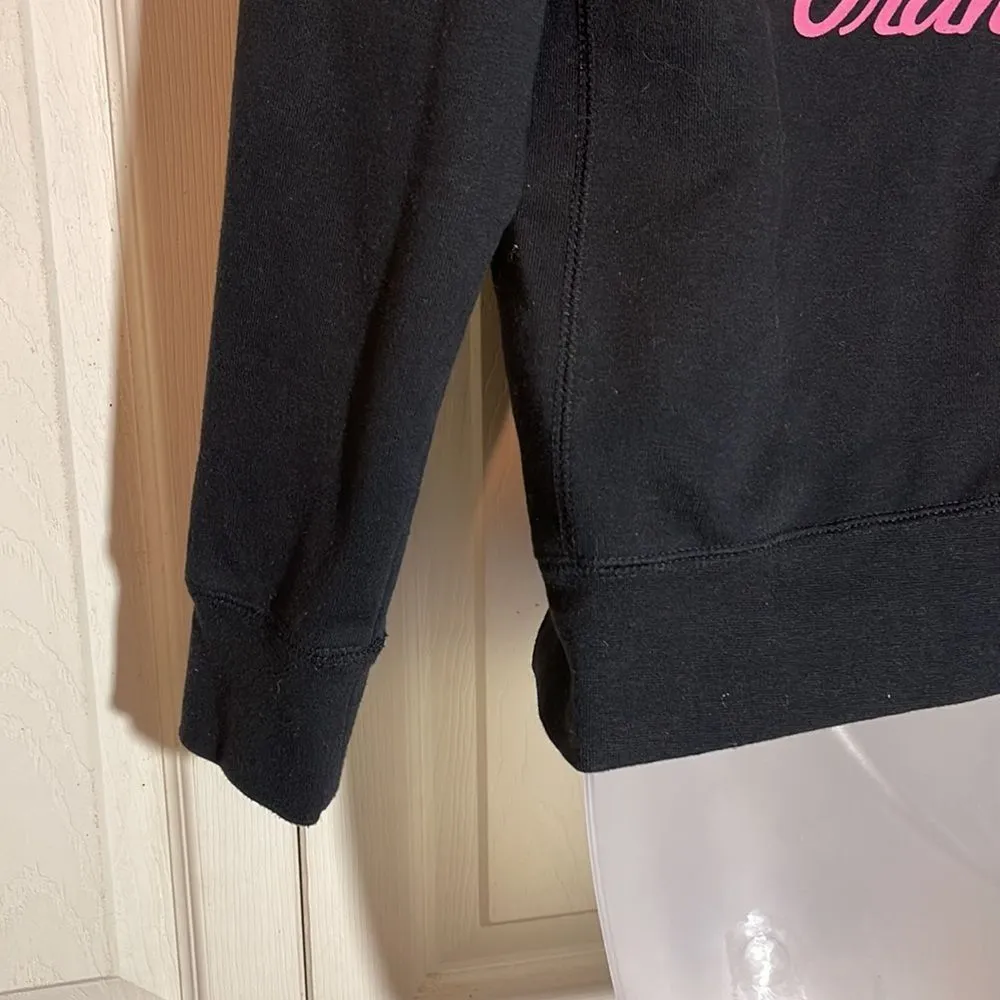 Syracuse Orange Dark Navy Blue Cropped Zip Front Hoodie Colosseum Athletics S - Image 12