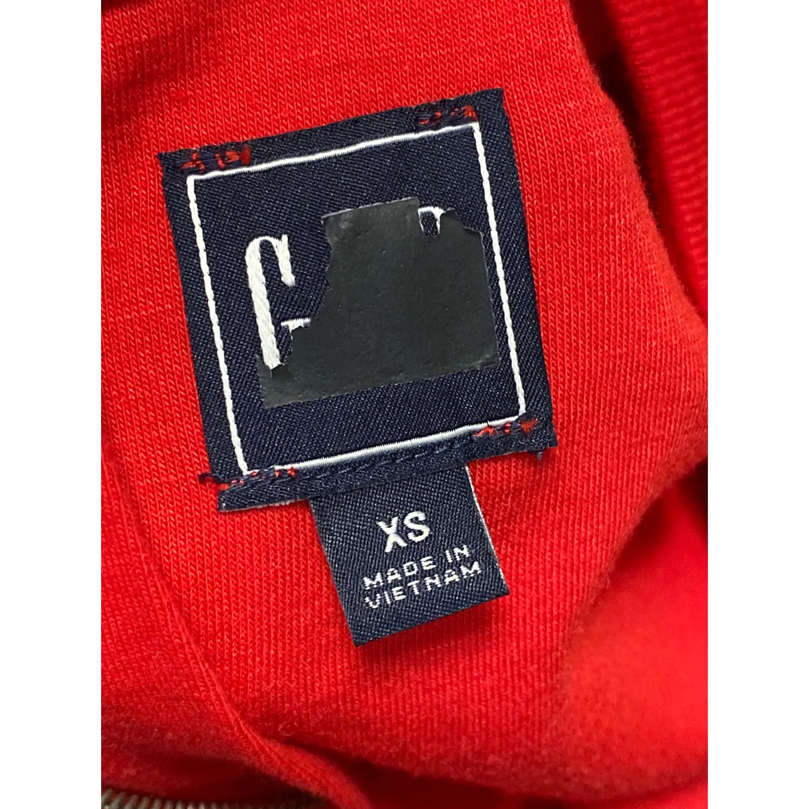 Gap Women's Red Long Sleeve Mock Neck Back Zip Swing A Line Mini Dress Size XS - Image 4