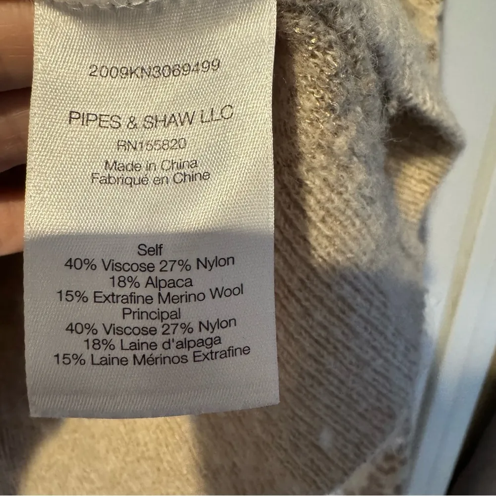 Veronica Beard  Tilda Animal Print Pullover Sweater | L - Image 5