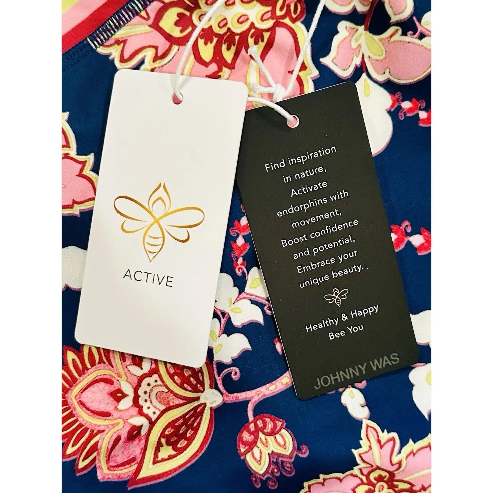 Johnny Was Bee Active Baby Bell Montreux Yoga Pants Size XL NWT $210 RETAIL! - Image 6