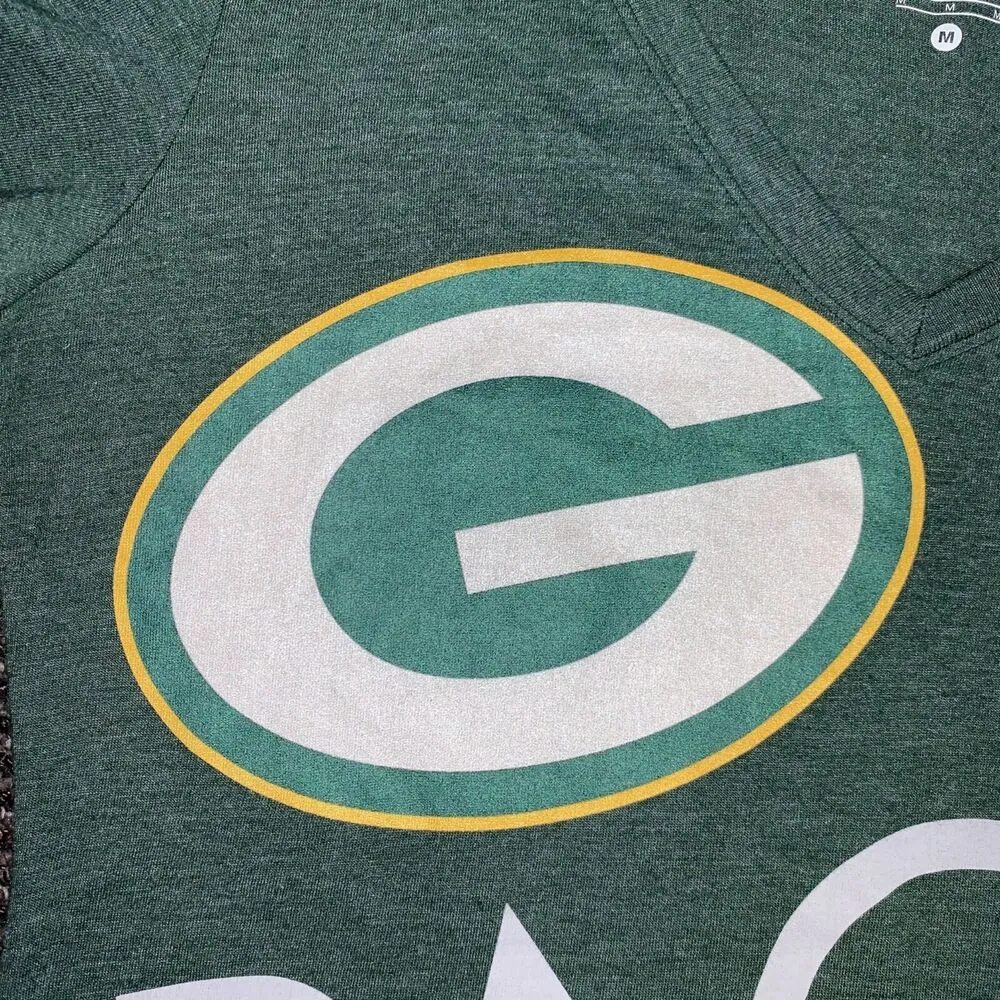 Nike NFL Team Apparel Womens T Shirt Top Green Bay Packers Football Green Medium - Image 4