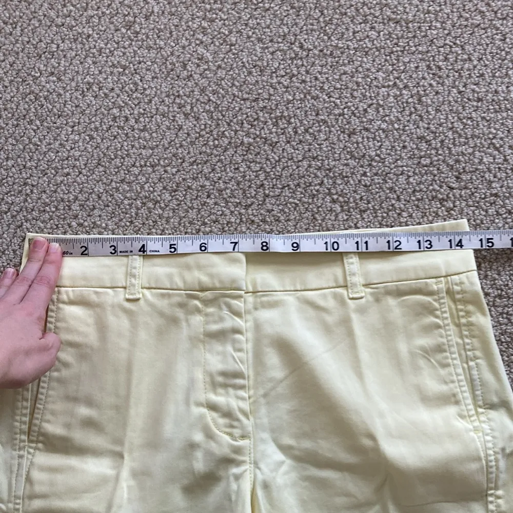 NEW J. Crew 6” Chino Shorts Yellow Size 2 Thick Fabric Bottoms Boating NWOT - Image 5