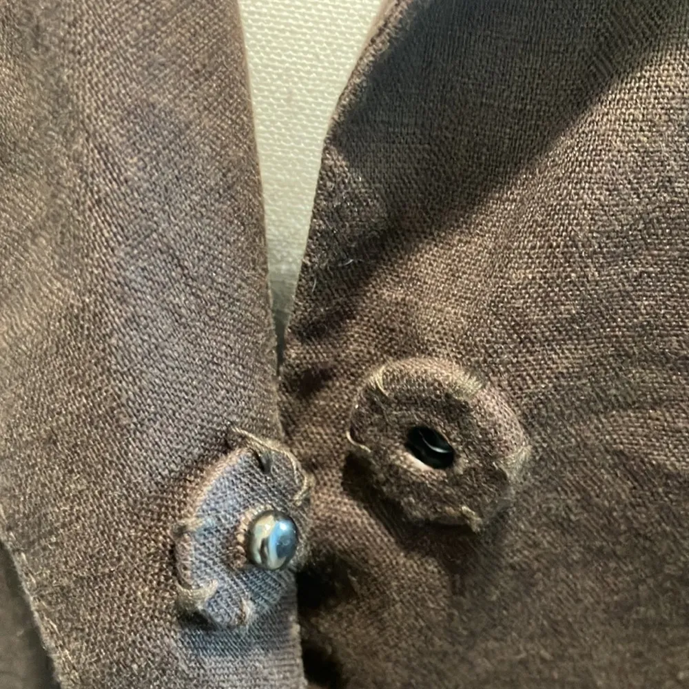 Sharagano 100% linen jacket 3!4 sleeves - Image 2