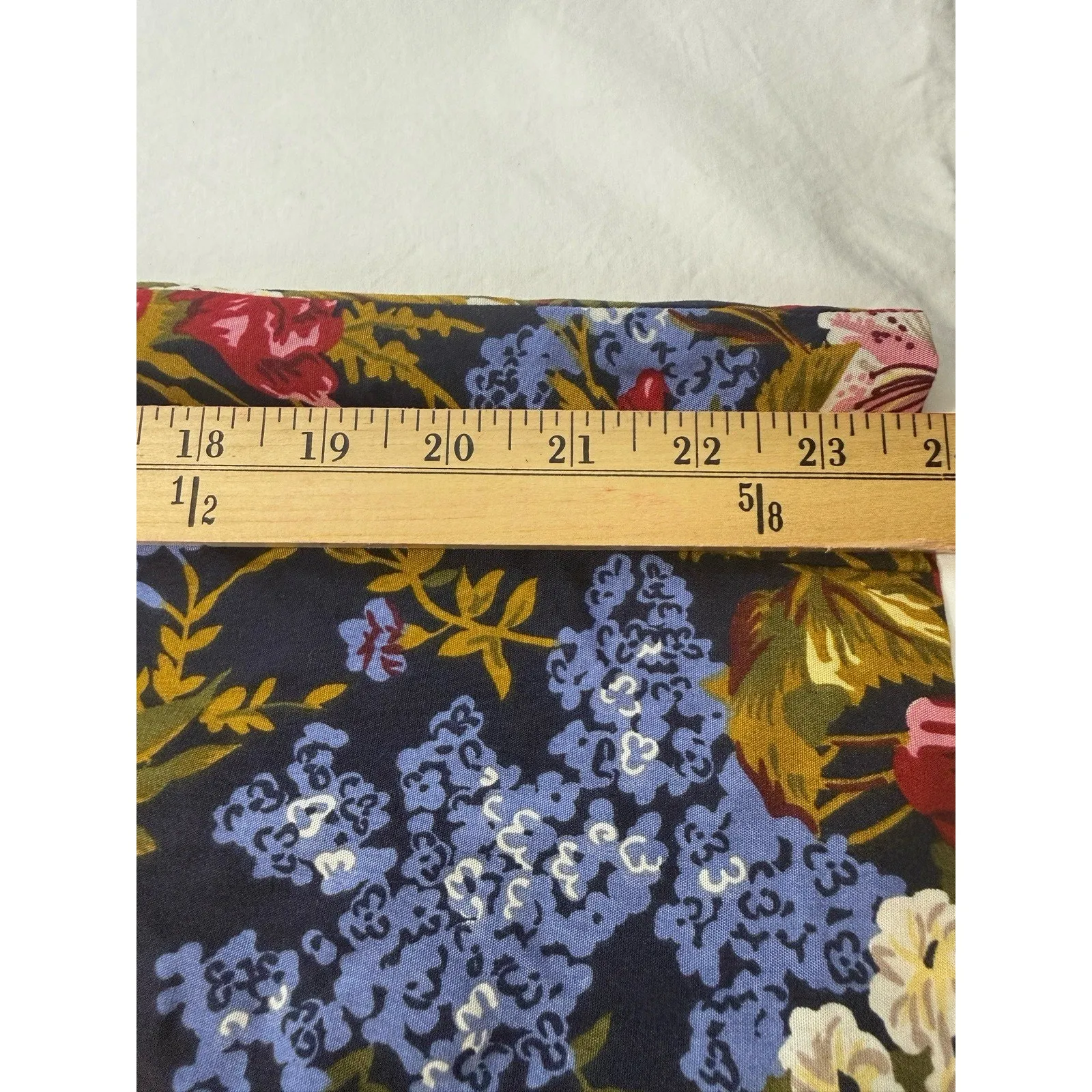 Vintage Susan Bristol Floral High-Waist Wide-Leg Shorts 90s Size 14 - Image 9