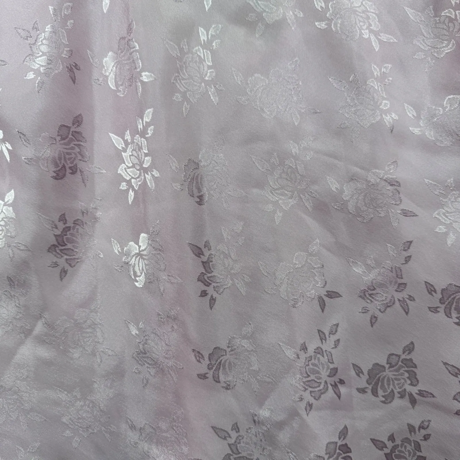 Amanda Smith Cami Tank TopM Pink‎ Satin Floral Jacquard Lace Fairy Y2K Vintage - Image 5