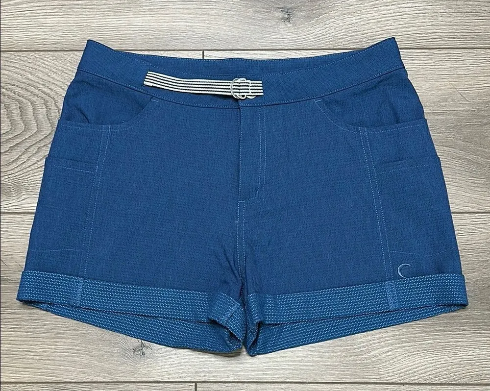 Zyia Active Blue Trail Hiking Casual Stretch Shorts Size Small - Image 1