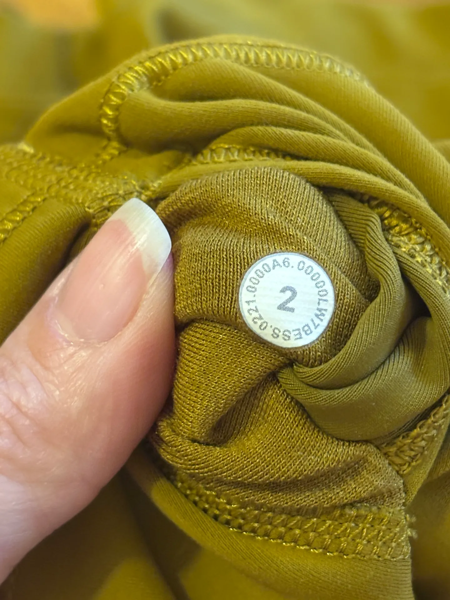 Wunder Train High-Rise Biker Short 6" - Gold Spice - Size 2 - Image 7