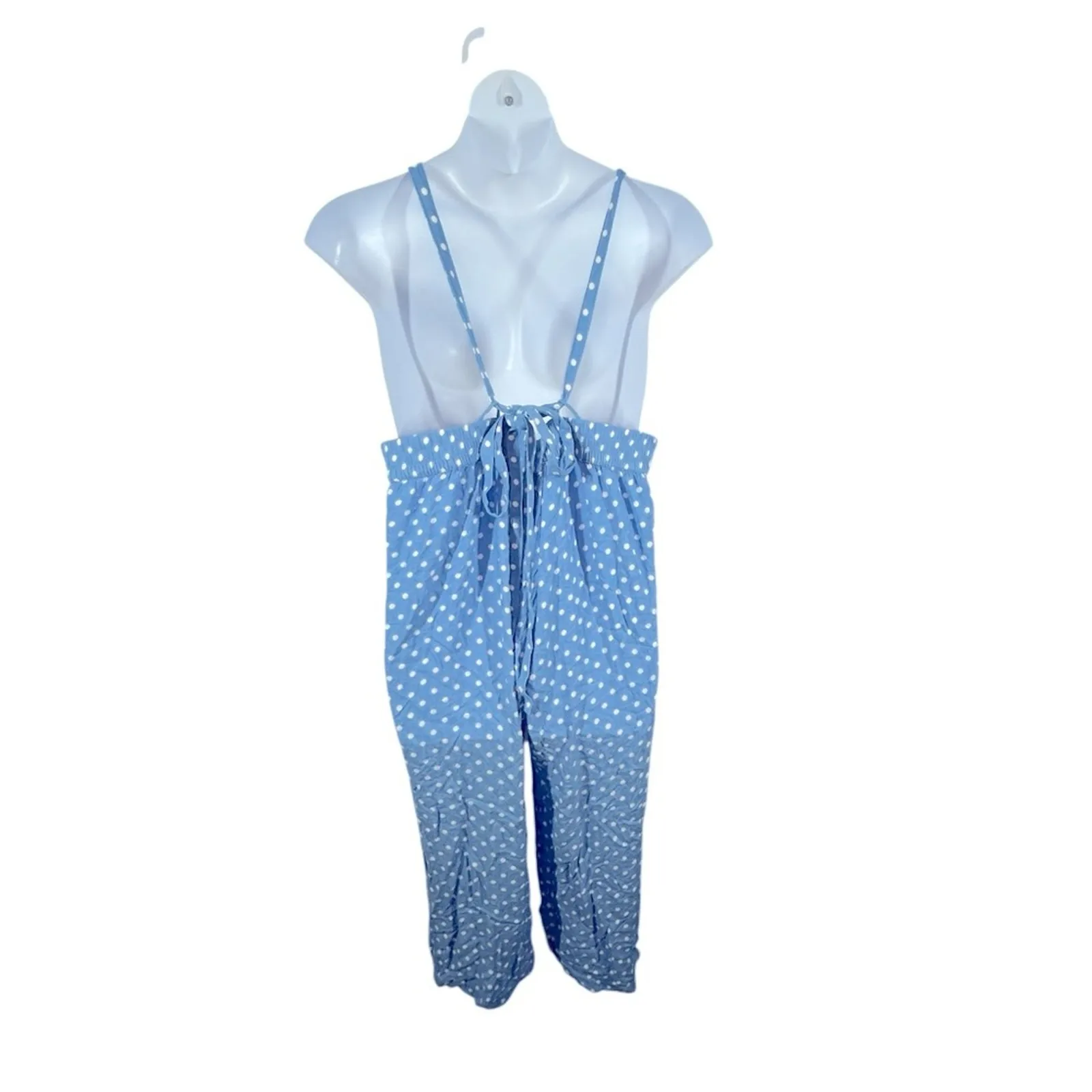 Torrid Blue Polka Dot Wide-Leg Jumpsuit Size 1X – Chic & Flowy - Image 9