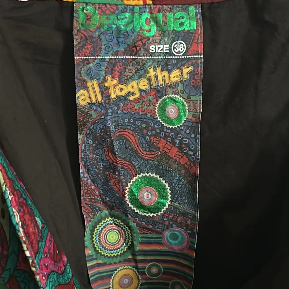 Made in India All Together Boho Indy Floral Paisley Prints Bubble Hem Mini Skirt Size undefined - Image 7