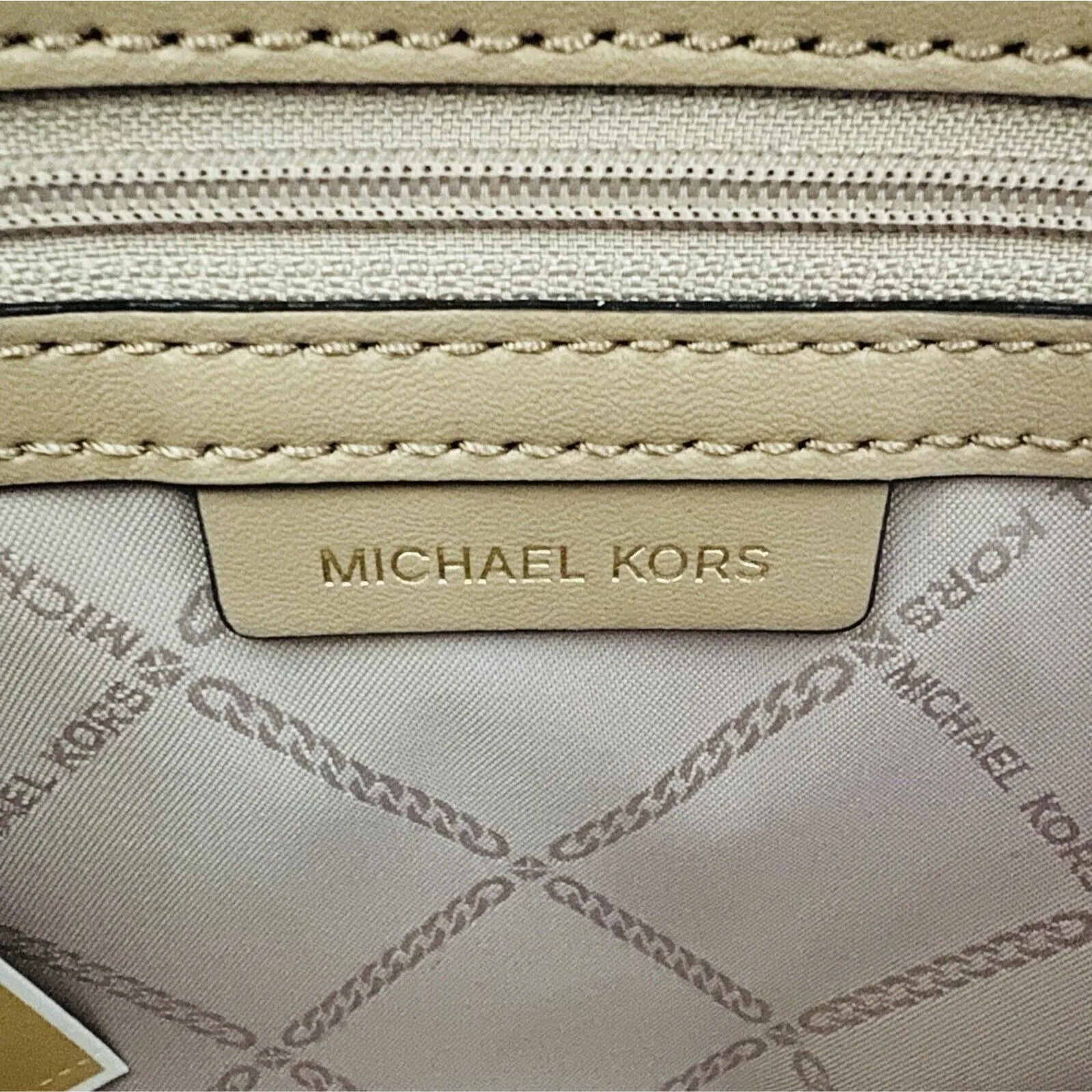 MICHAEL KORS Jet Set Camel Multi Leather Medium Crossbody Camera Bag - Image 13