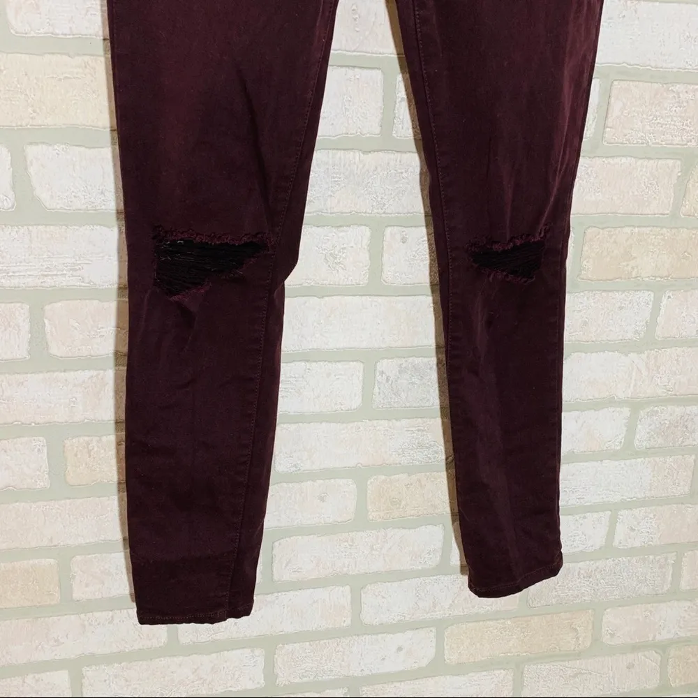 DL1961 Margaux Ripped Malbec Ankle Skinny … - Image 5