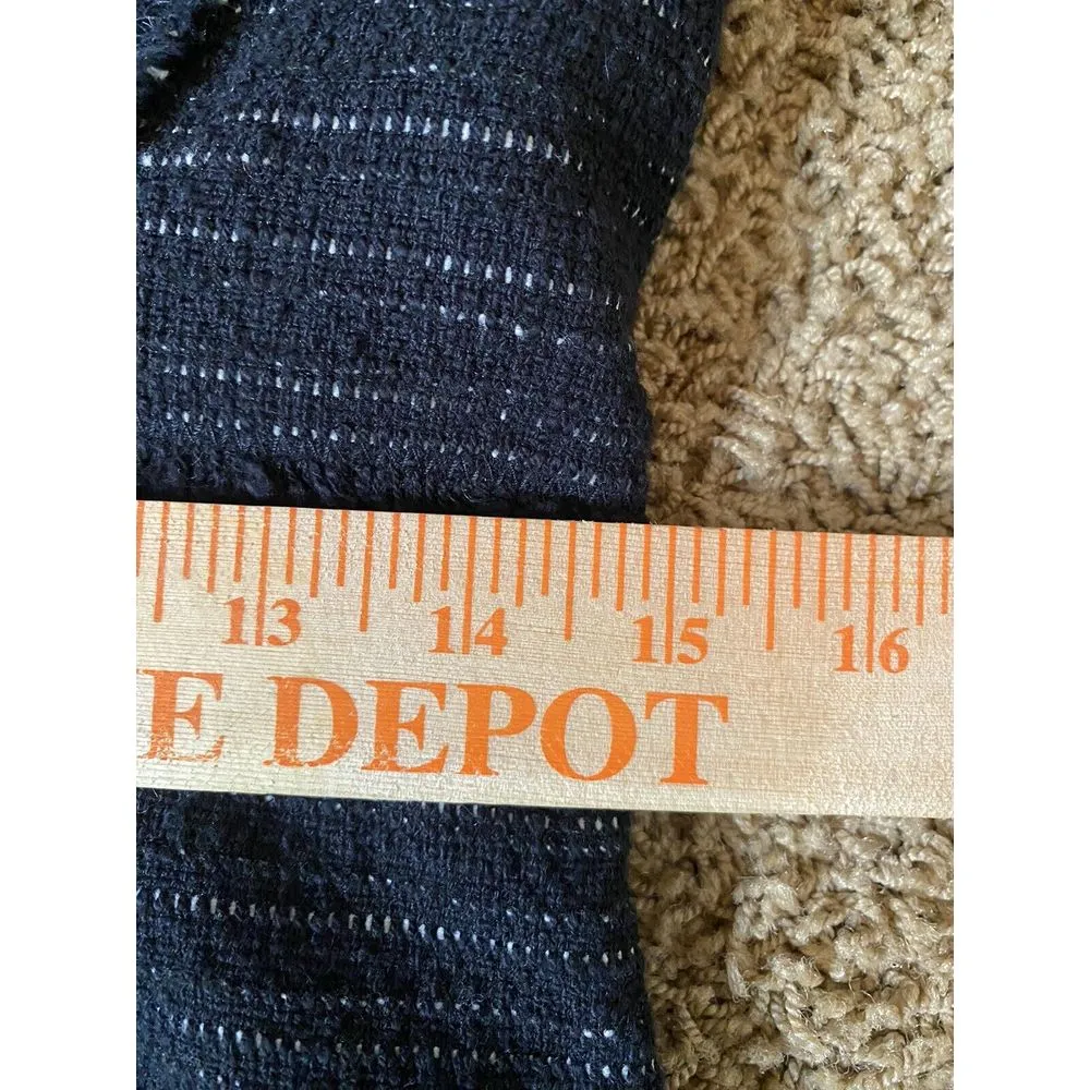 Rebecca Taylor‎ Womens Dress Size 8 Black Sparkle Stretch Tweed Sleeveless $495 - Image 11