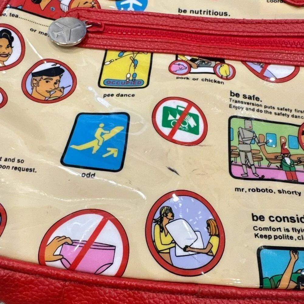 TransVersion Funky Funny Plastic Purse Red - Image 2