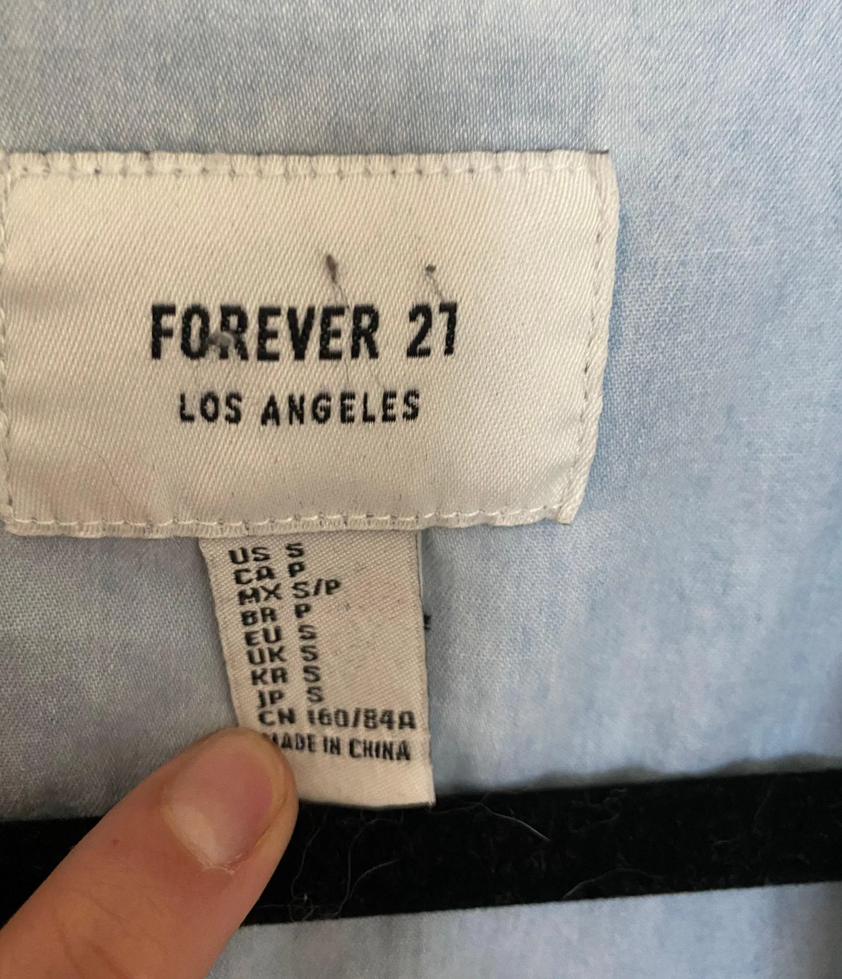 Forever 21 Denim Button Up Shirt  - Image 5