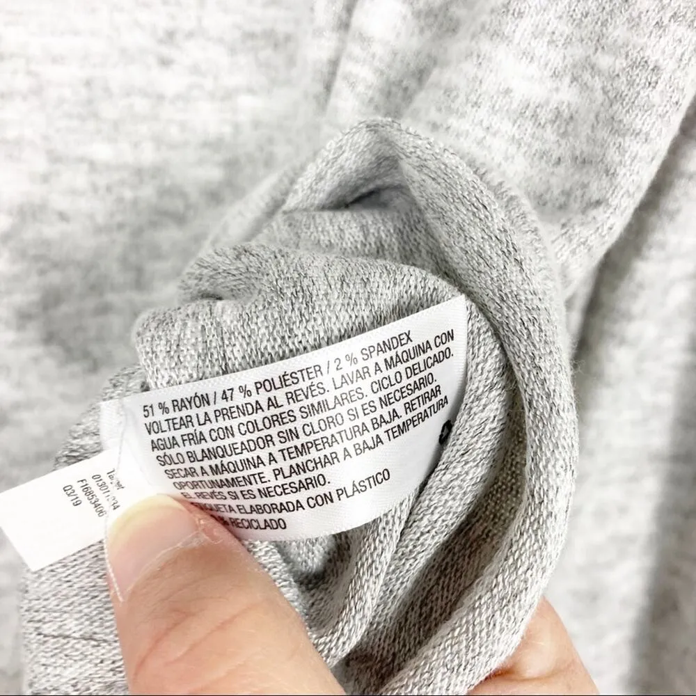 Universal Thread Gray Balloon Sleeve Turtleneck Sz S - Image 5