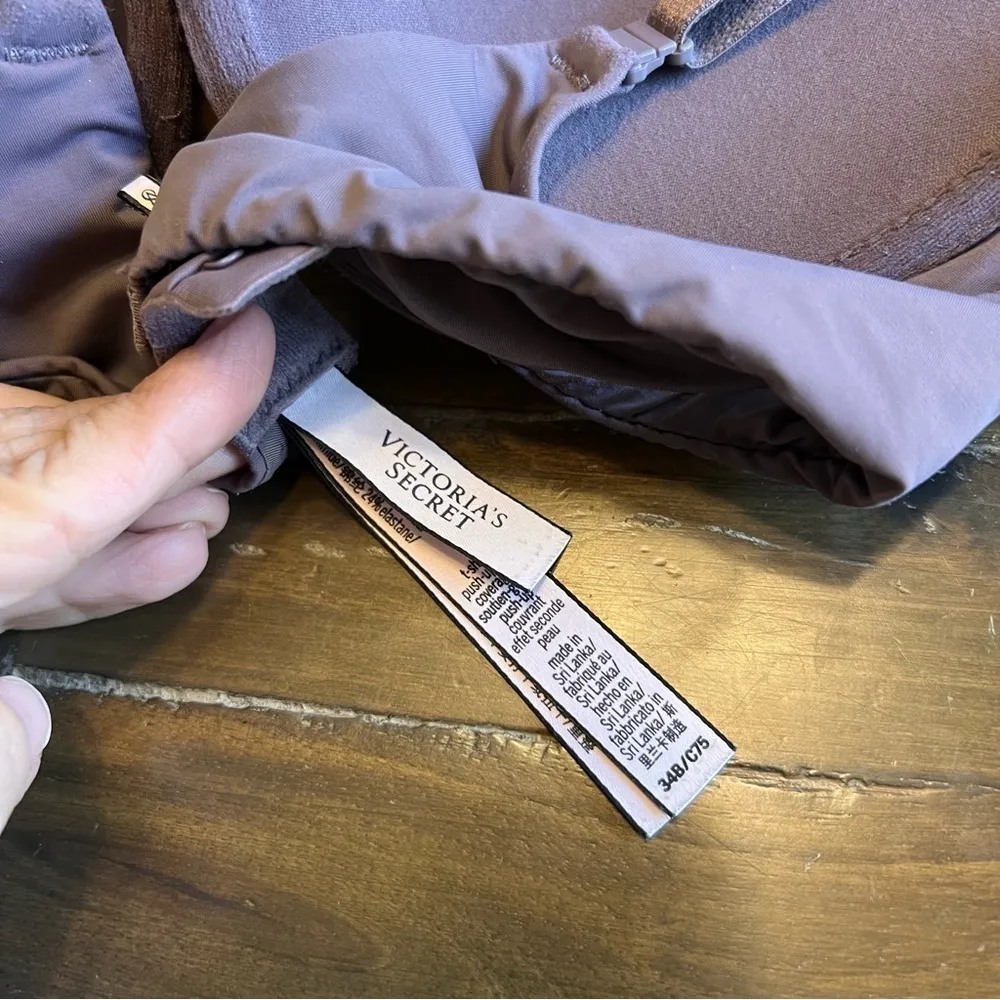 Victoria's Secret T-Shirt Push Up Full Coverage Bra Wired 34B - Image 4