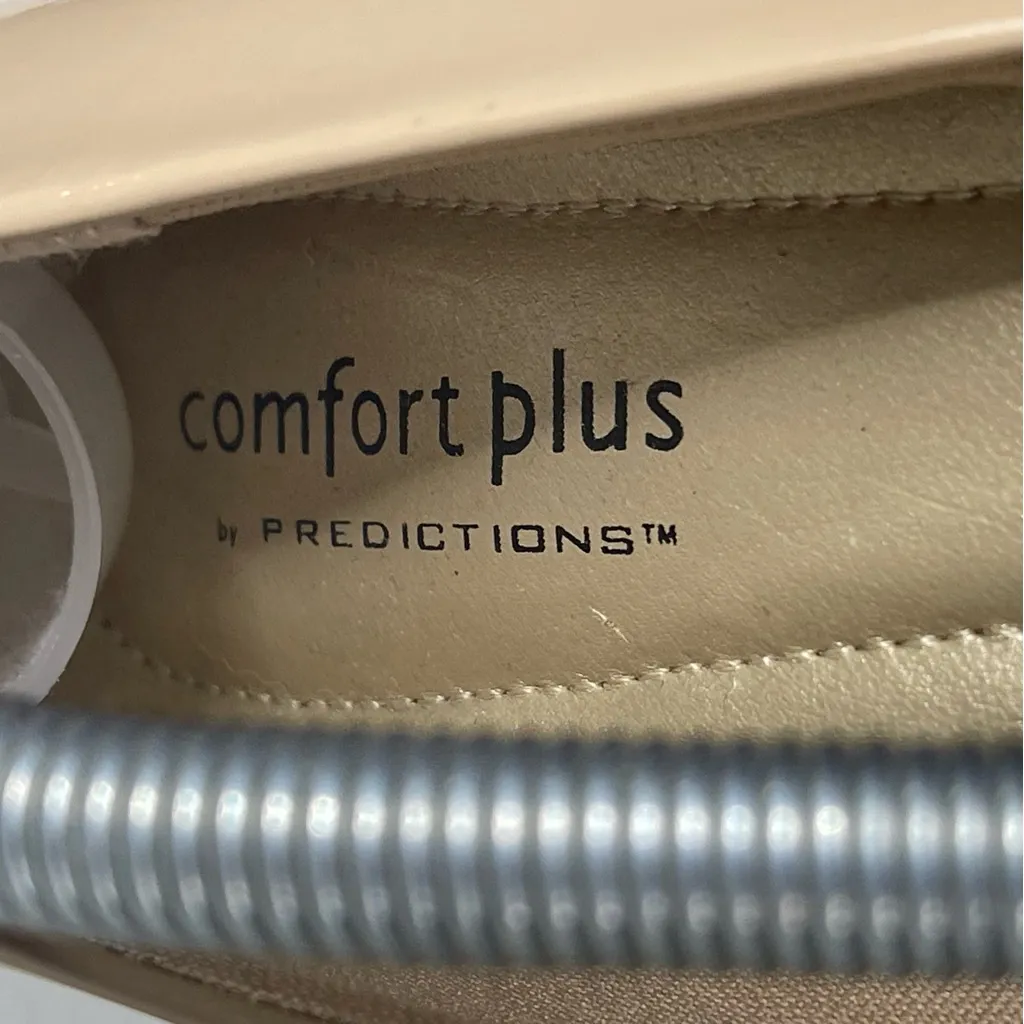 Predictions Nude Heels Size 9 Basic Patent Leather Staple Capsule Comfort Plus - Image 10