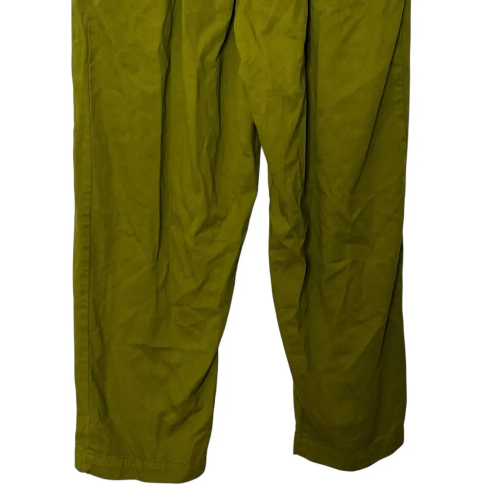 Big Bud Press Trousers Women’s XS Petite Olive Green High Waist Cropped Cotton Size undefined - Image 7