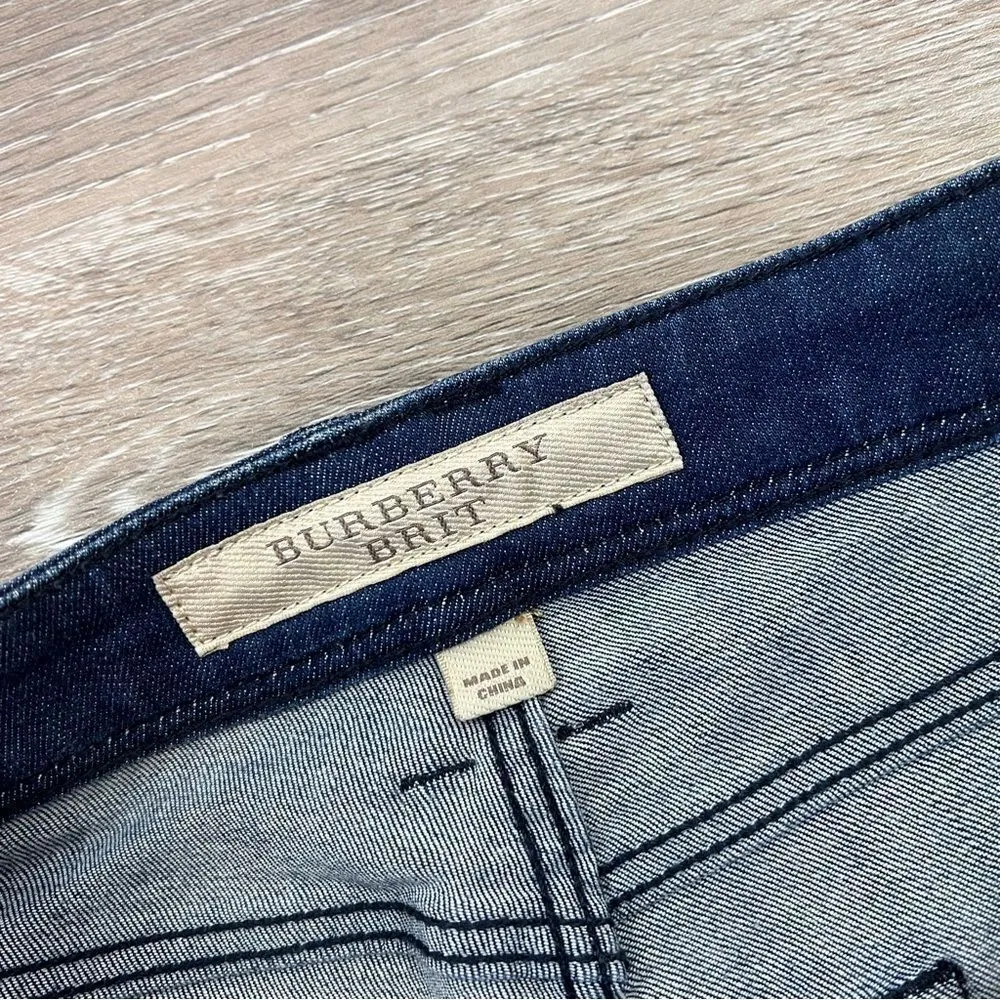 Burberry Brit skinny lowrise jeans‎ dark wash - Image 5