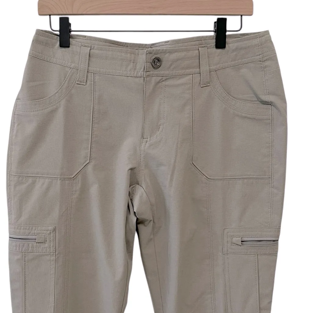 Kuhl Horizn Skinny Pants Women's Khaki Outdoor Hiking UPF 50+ Size 10 Reg - Image 9