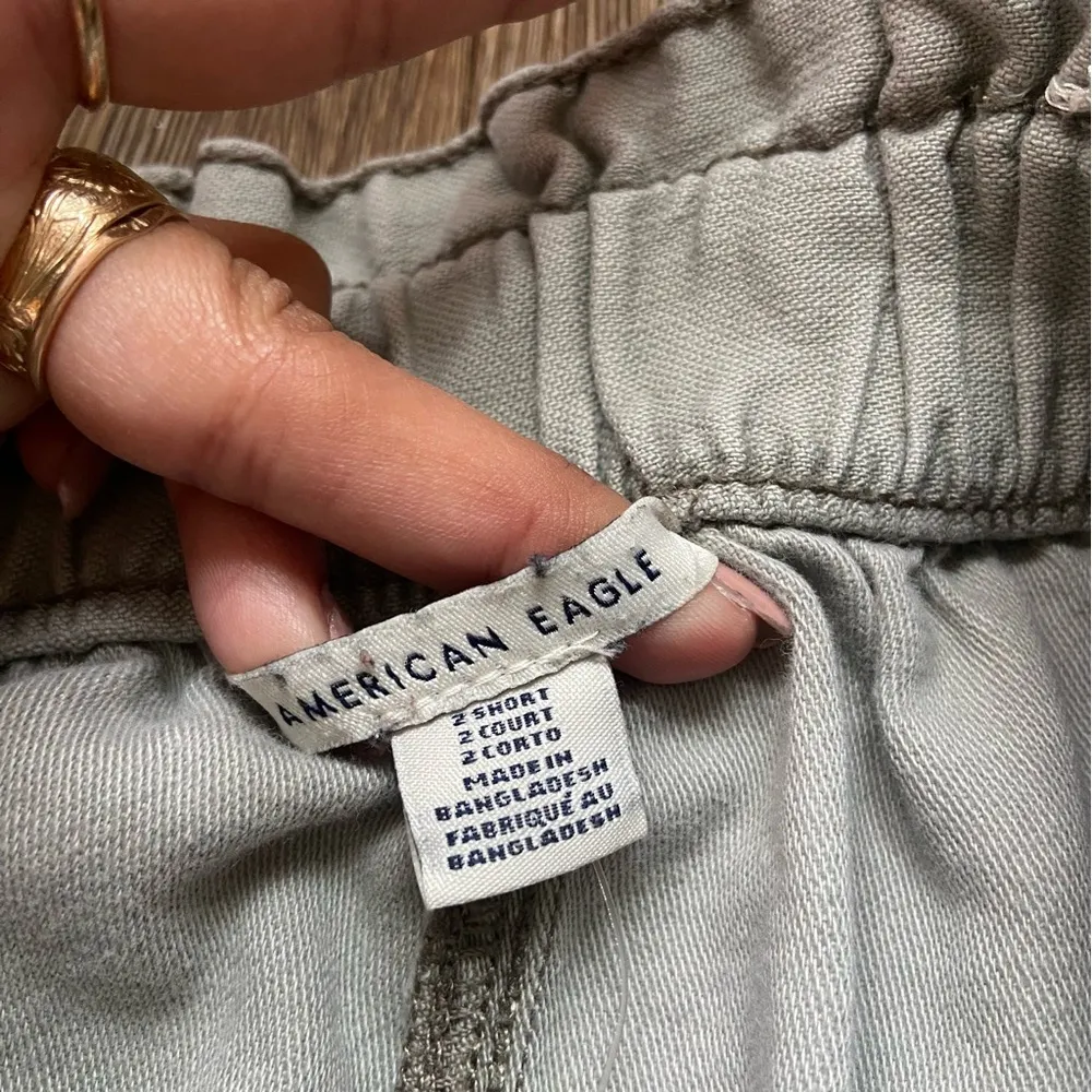 American Eagle Outfitters Green Button-Down Mini Skirt - Image 5