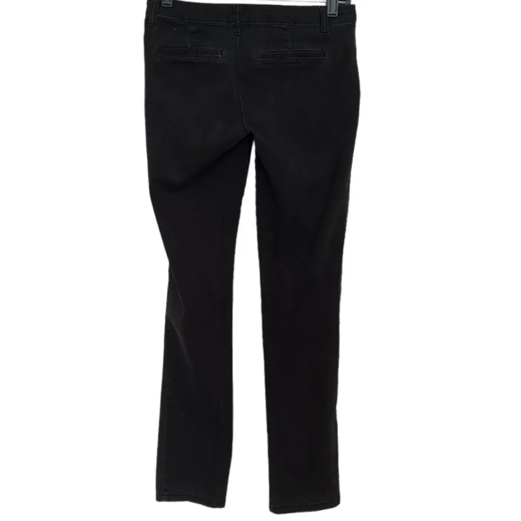 Aeropostale  black skinny twill pants jeans
Black Slim Fit Pants - Image 2