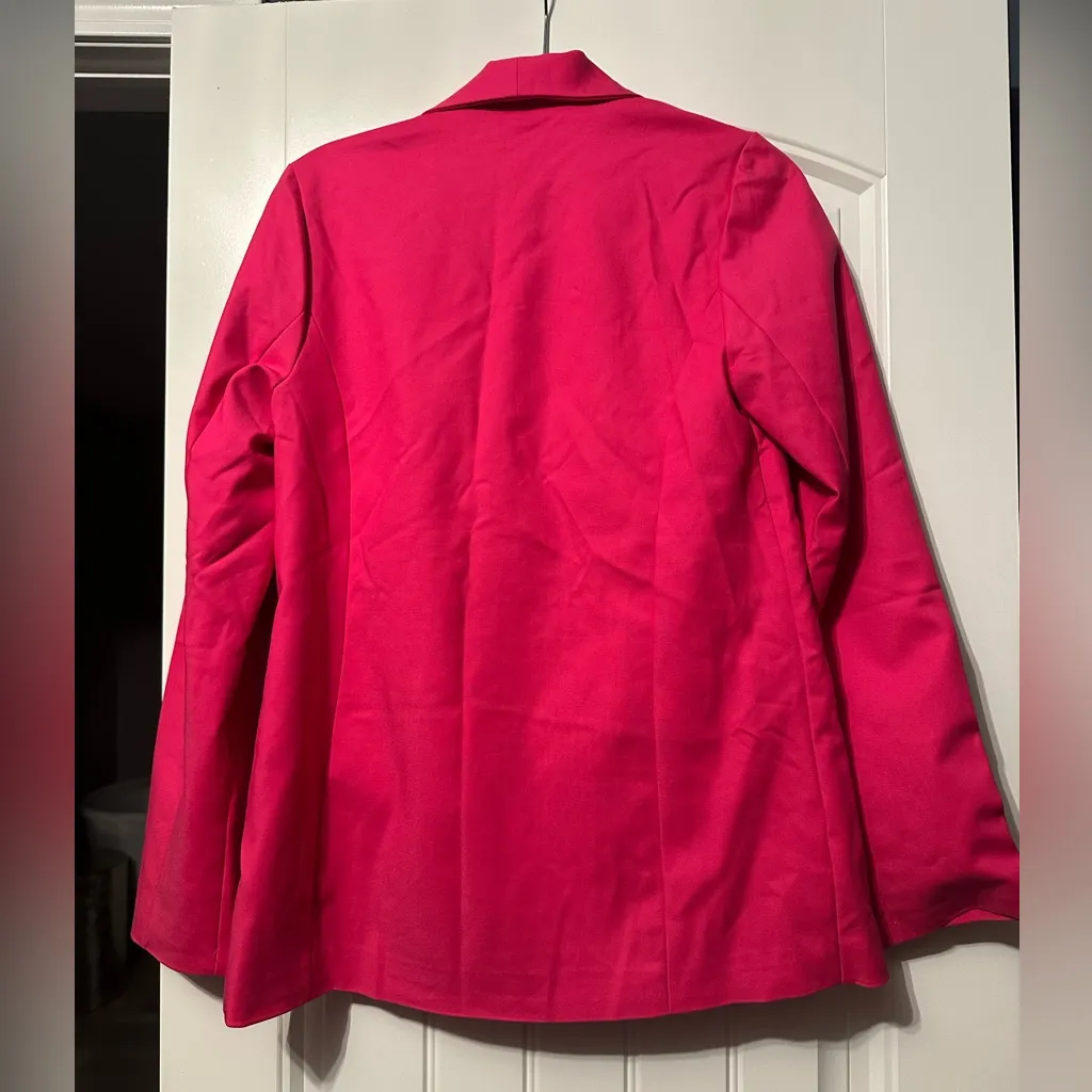 New with tags Show me your mumu major blazer in hot pink - Image 5
