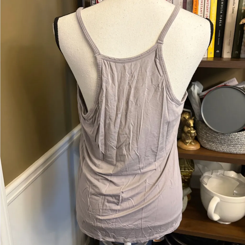 Apt. 9  Women's Grey Sleep Tank with Built in Bra - Image 2